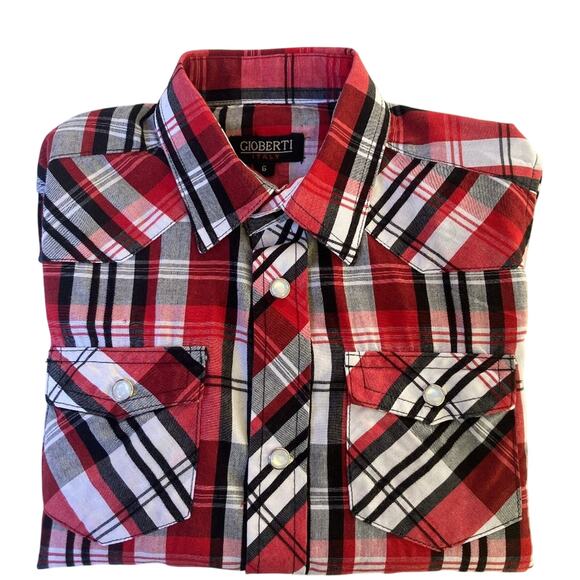 Gioberti Size 6 Western Shirt made in Italy - Picture 2 of 15